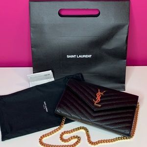 SOLD!!! 💯% Authentic YSL wallet on a chain